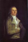 Francisco Jose de Goya Portrait of Andres del Peral Sweden oil painting reproduction